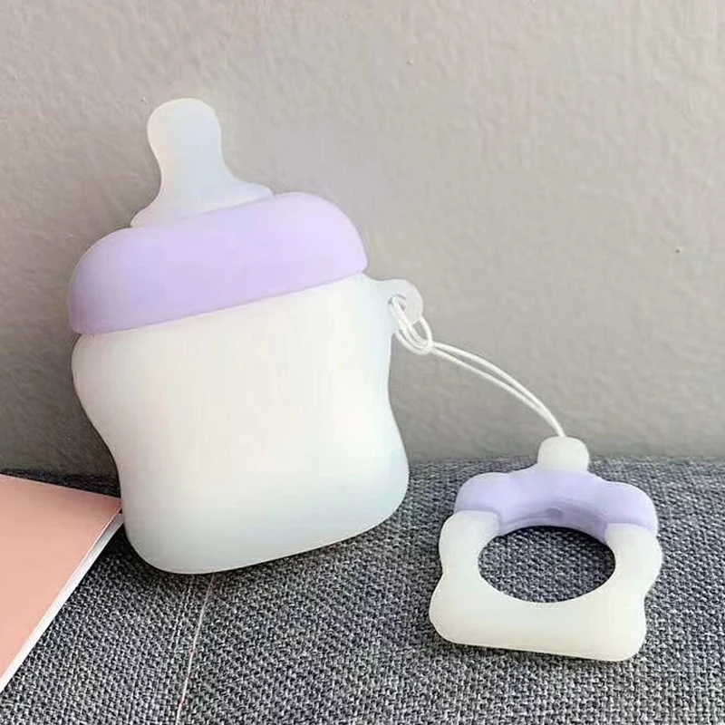 Style 15 Чехол с кольцом на палец для AirPods, чехол с милым мультяшным рисунком, чехол с Bluetooth, чехол для наушников, аксессуары для AirPods, зарядная коробка - Цвет: Style 15