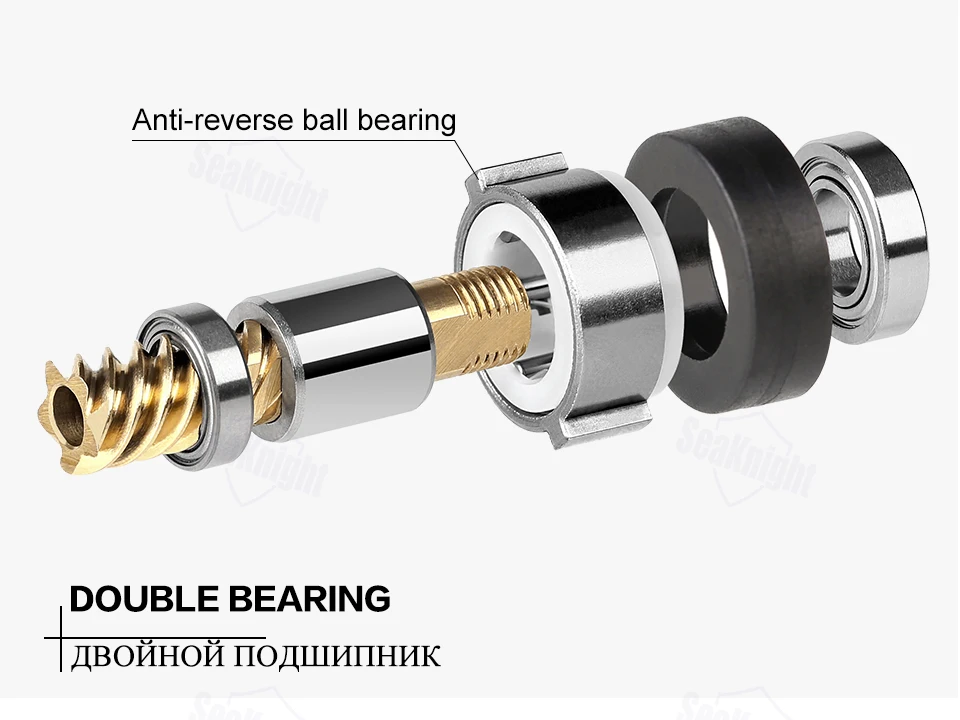 SeaKnight TREANT II 2000H 3000H 4000H обновленная спиннинговая катушка 11BB 6,2: 1 углеродное волокно Тянущее алюминиевое Колесо Катушки