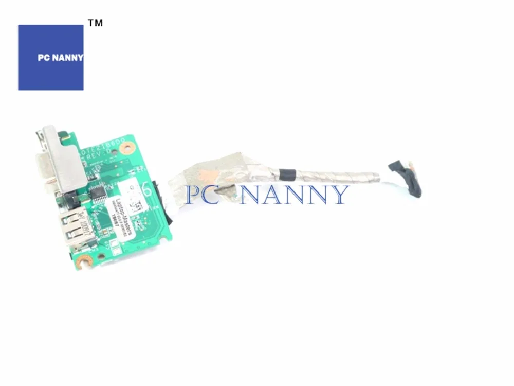 ПК Няня для Toshiba L640 L645 L645D USB VGA порт плата с кабелем 3NTE2CB0000 DA0TE2IB6D0 работает|vga port|vga