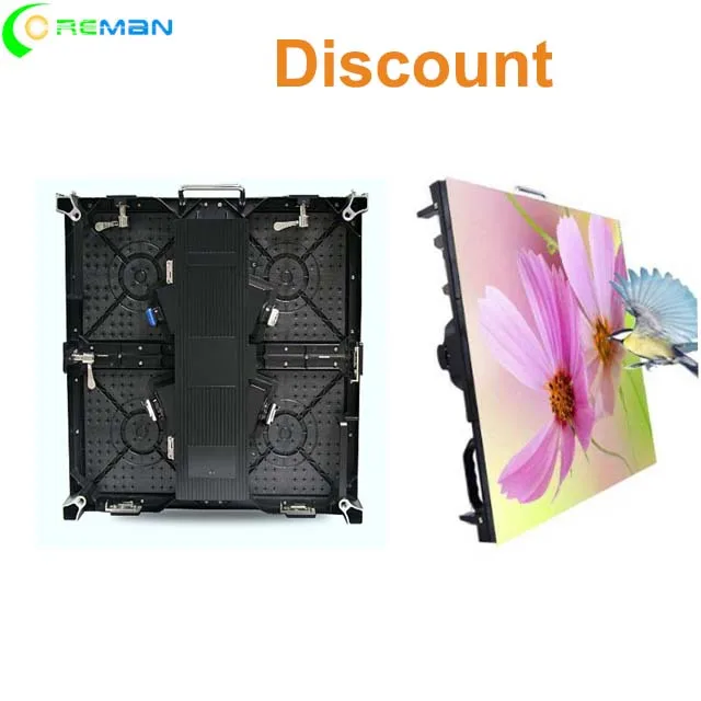 DISCOUNT 20% off P4.81 indoor 500x500mm rental led cabinet exhibition desk screen | Электронные компоненты и