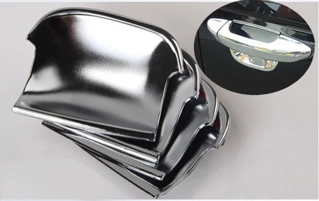

FUNDUOO For VW PASSAT B6 3C CC 2006 2007 2008 2009 2010 2011 New Chrome Car Door Handle Cup Bowl Cover Trim Sticker Styling