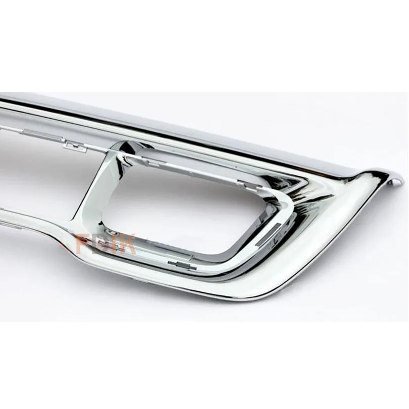 ABS хромированный передний бампер с аппликацией Нижний Бампер крышка радиатора