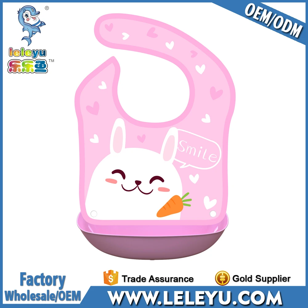 Оптовая продажа с фабрики милые моющиеся детские нагрудники мультяшным принтом