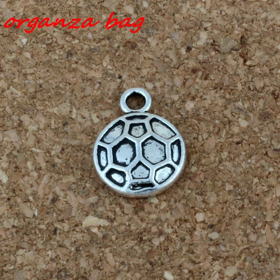 

Zinc alloy Football Pendants 100Pcs/lot Hot sell Jewelry DIY 11 x15mm A-184