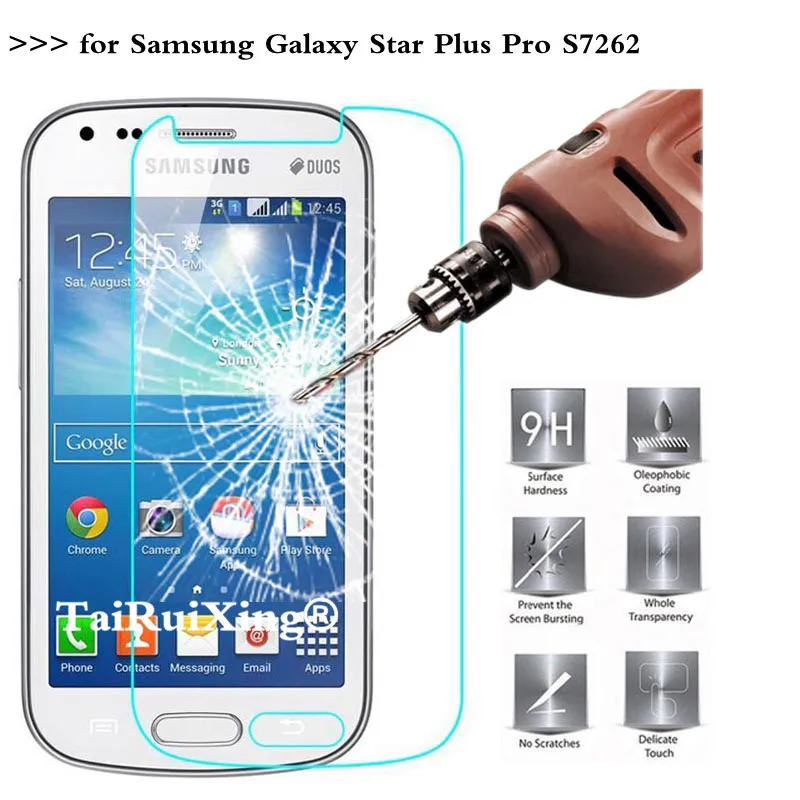 9H 2.5D 0 26 мм Закаленное стекло протектор экрана для Samsung Galaxy Star Pro Plus 7260 7262 Защитная