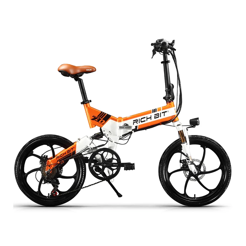 Электрический велосипед RichBit складной 48 В 8 А/ч 7 скоростей|bicicleta eletrica|folding electric
