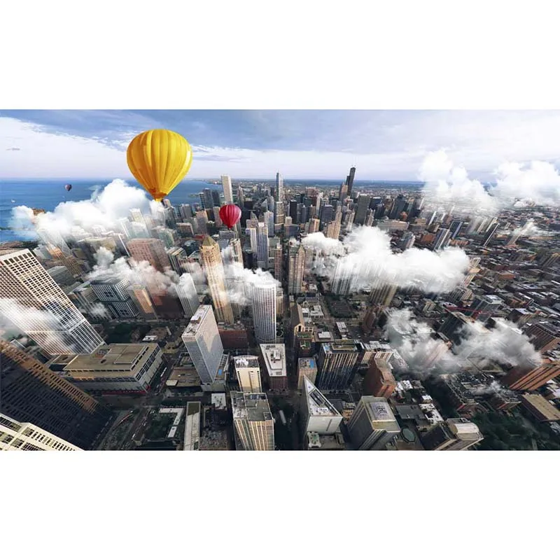 3D обои фото высокое качество стереоскопического окна высокой посадкой вид на