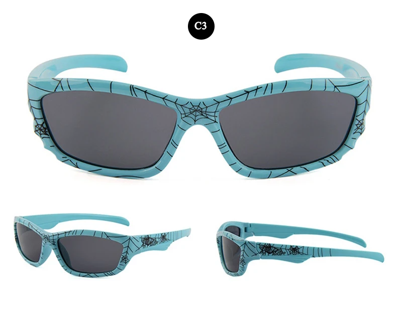 Oculos Infantil Детские поляризованные очки Spiderman мягкие детские очки солнцезащитные очки для ребенка; для крутых мальчишек оттенки г