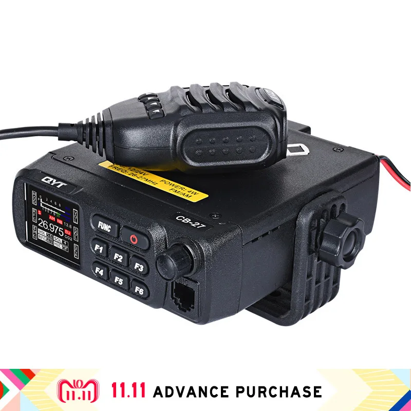 Anysecu CB радио 27 МГц CB-27 26,965-27,405 МГц FM AM Режим Citizen Band Радио CB27 4 Вт короткая рация