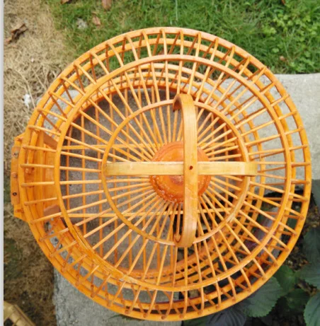 Free shipping bamboo Birdcage Starling Thrush cage Health birds Cage 32CM To send a full set of accessories | Дом и сад