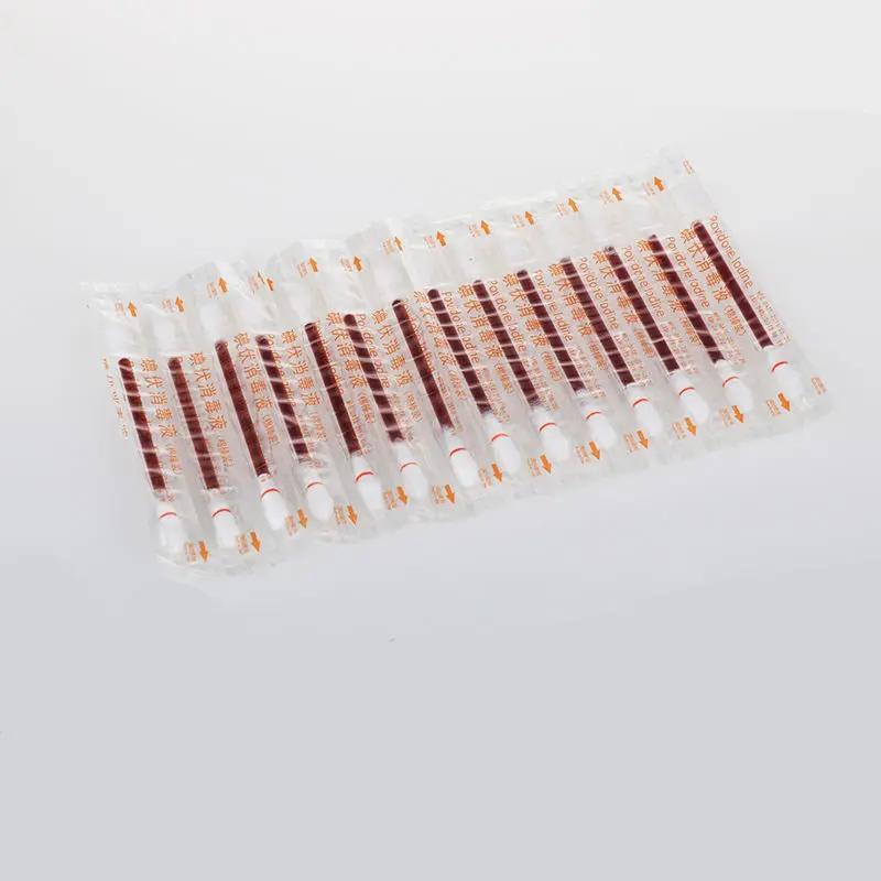 Подробные сведения о 100 шт. одноразовые медико йод ватных палочек бар с йодом для