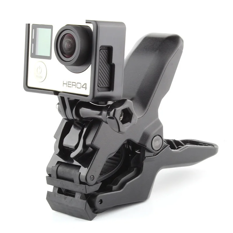 Портативный зажим типа крокодил для GoPro Hero 5 4 Session 3 SJCAM SJ4000 SJ5000 SJ6000 M10 m20 xiaoyi Yi 4k