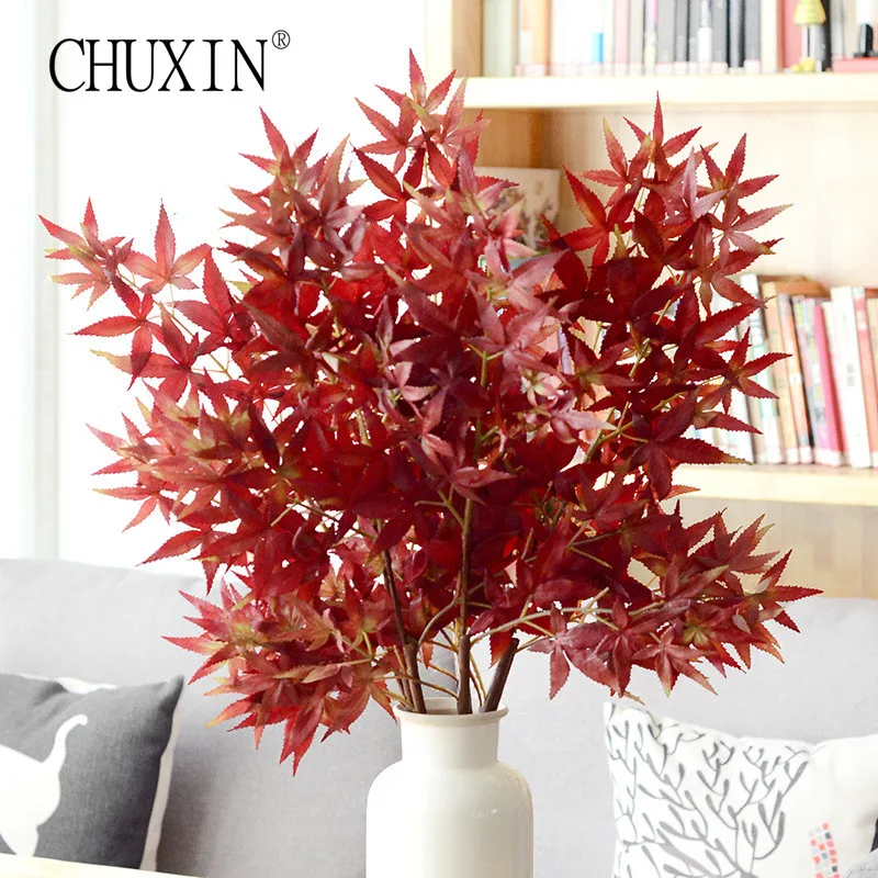 Европейский искусственный цветок большой американский кленовый лист 2 цвета