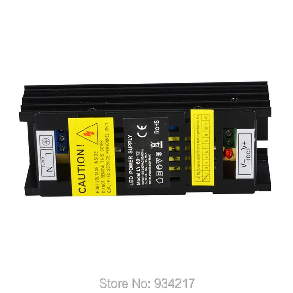 60W 12V 5A Стройное 2017 Новое прибытие ac dc 12v 220V laboratory power supply Один выход Для