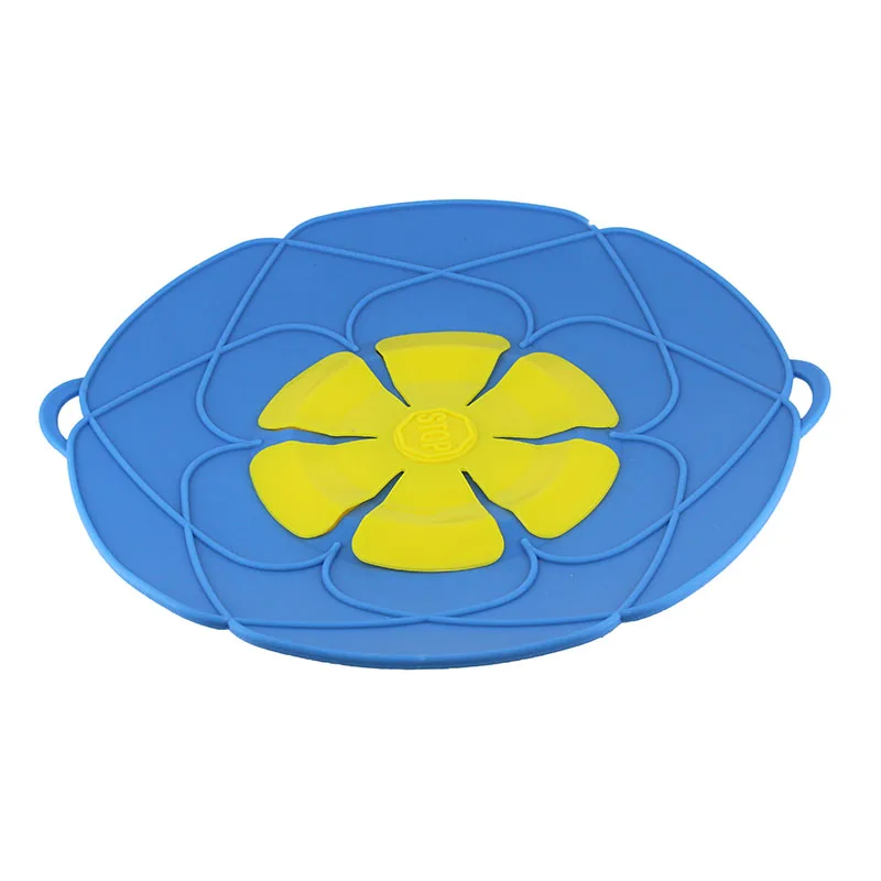 YIBO Silica Gel Anti-Overflow Cover Kitchen High Temperature Resistant Splash Pot Household Dustproof Tool | Дом и сад