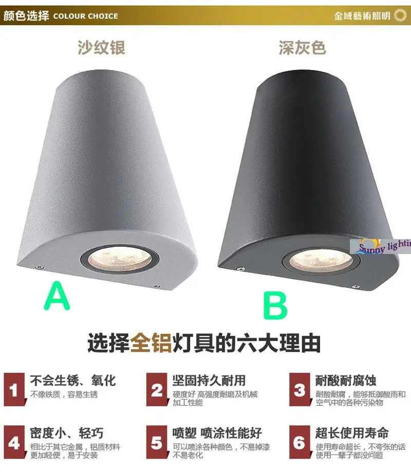 Современное светодиодное освещение для крыльца садовое водонепроницаемые