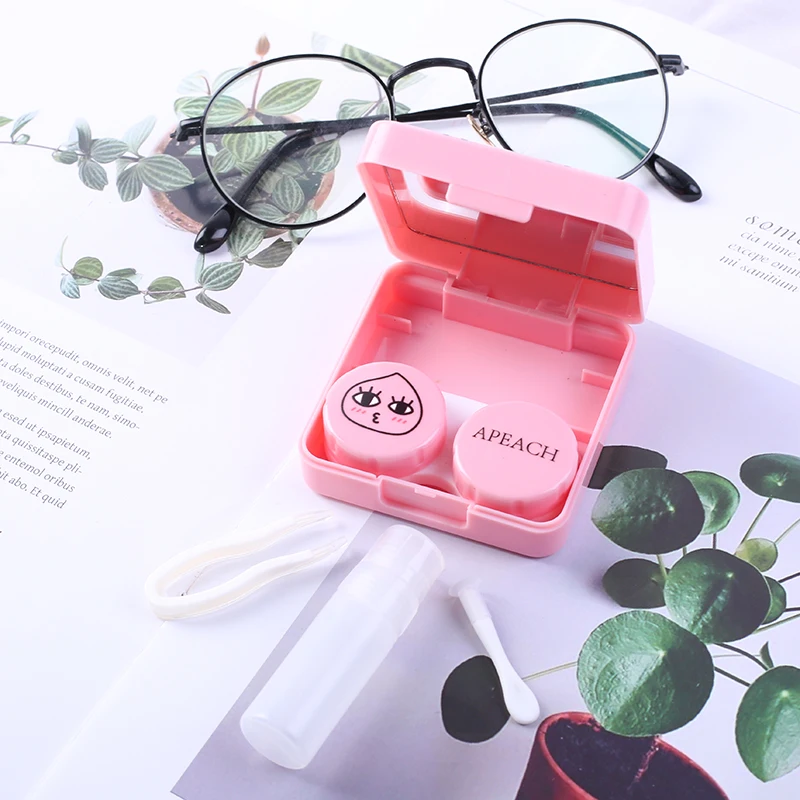 2019 новая модель милый животный модный красивый глаз коробка для хранения линз