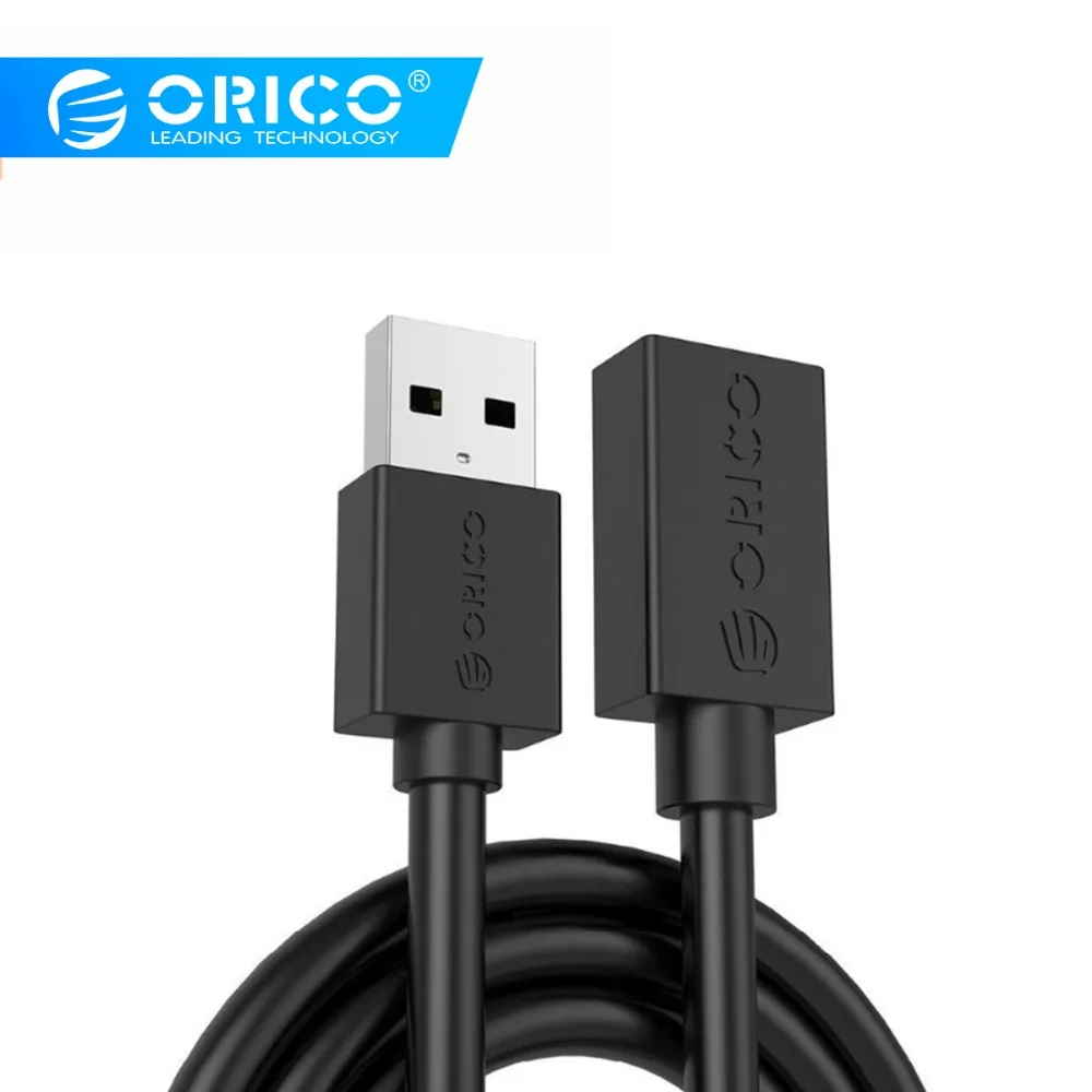 ORICO USB3.0 Удлинительный кабель Плоский Кабель AM/AF A Male to Female 1 м/1 5 м удлинитель данных