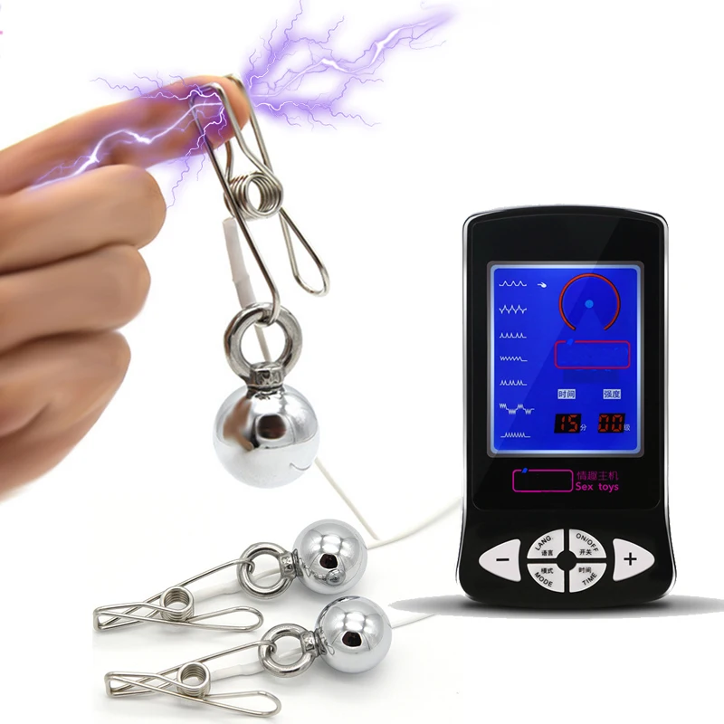 Электрошоковый зажим для сосков взрослых аксессуары стимуляции яркости губ