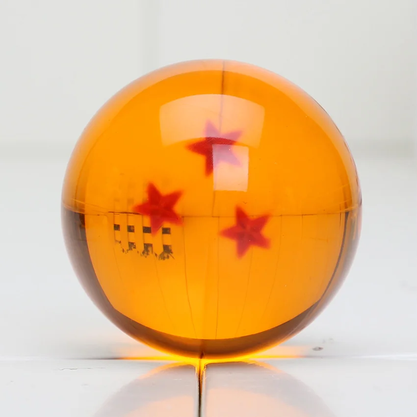 3star 4,2 см, 1 шт., драконий жемчуг, 1, 2, 3, 4, 5, 6, 7 Звездные хрустальные шары, японское аниме, фигурки, игрушки, подарок для детей - Цвет: 3star
