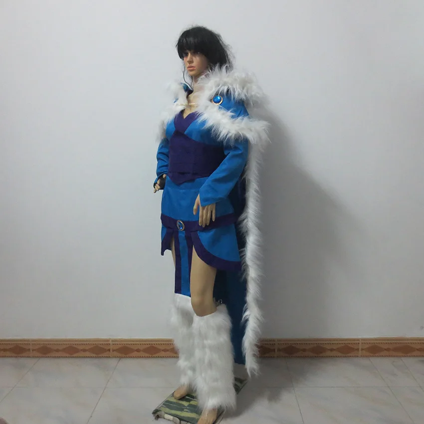 Костюм девушки DOTA 2 из аниме Хрустальная Дева костюм для маскарада косплея полный