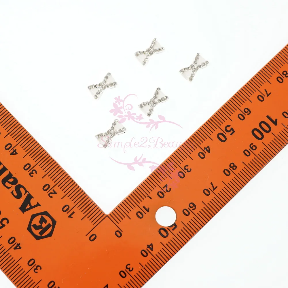 10 шт./упак. Капельное масло для мальчиков модель с галстуком-бабочкой серебряный