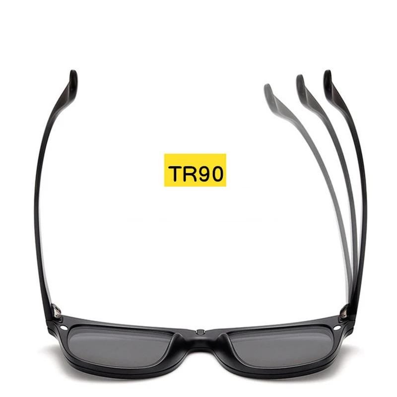TR90 квадратная оправа стеклянное зеркало поляризованные антибликовые линзы UV400