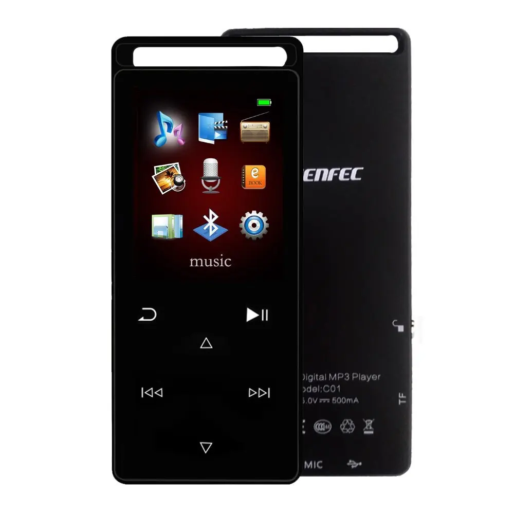 Mp4 плеер с Bluetooth 4 0 16 Гб без потерь сенсорной кнопкой MP3 музыкальный FM радио