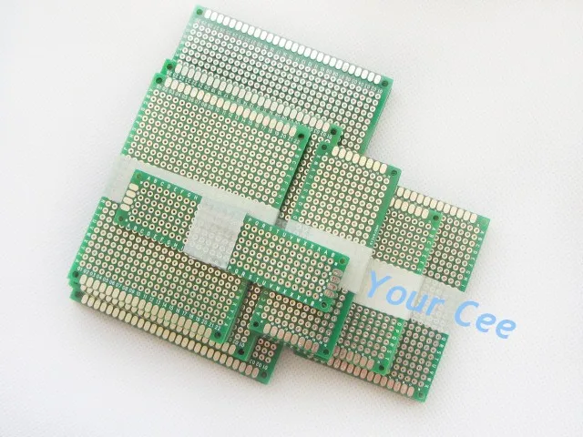 35 шт. 5x7 8x12 7x9 6x8 4x6 3x7 2x8 см двухсторонняя плата Медь прототип pcb универсальная печатная плата