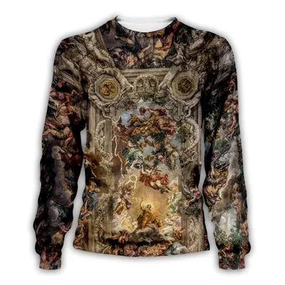 Sweatshirts PLstar Космос христианский светильник с 3D принтом Толстовка/куртка/Мужская для женщин хип-хоп стиль одежды - Цвет: Sweatshirts
