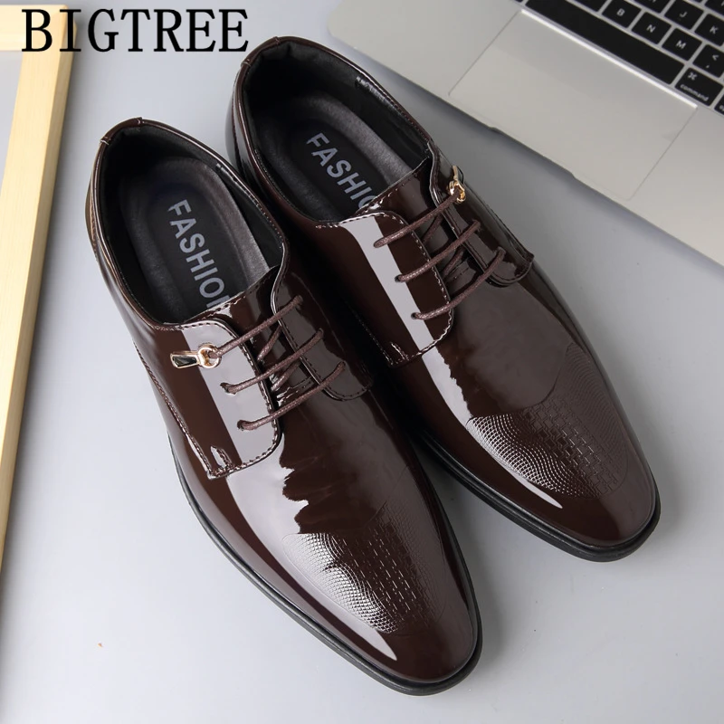 Мужские модельные туфли в деловом стиле мужские туфли-оксфорды кожаная обувь для