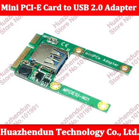 10 шт./лот Mini pcie к USB 2 0 адаптер конвертер USB2.0 mini Pcie PCIE экспресс карта бесплатная