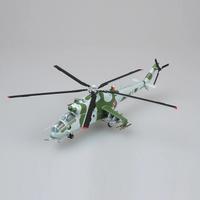 Easy Model Air Force Mi-24 вертолет Porland 1/72 весы Готовая модель игрушки для сбора подарок 37038