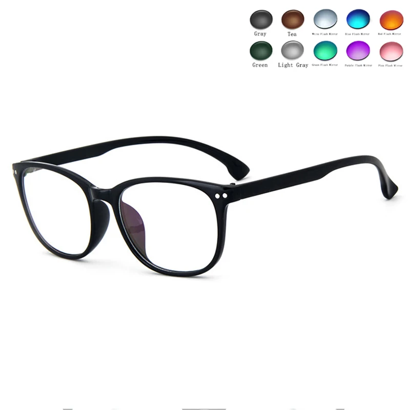 Солнцезащитные очки унисекс поляризационные с заклепками по рецепту для