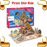 new year gift pirate ship 3d model puzzle playground building diy family interactive puzzle without tool fun collection
