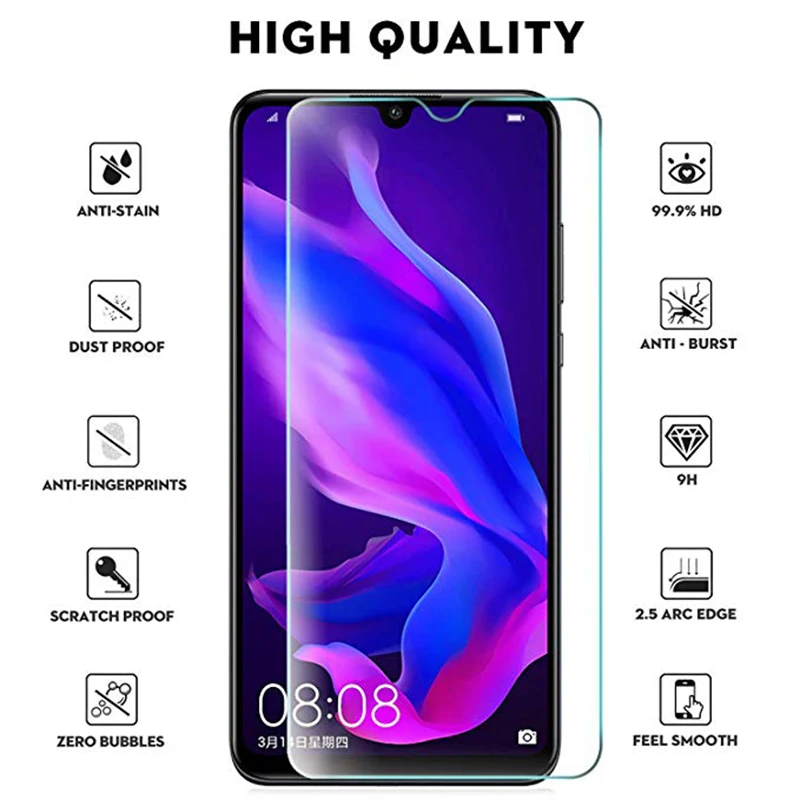 Закаленное стекло для samsung a10 a20 a30 a40 a50 a60 2019 защитное защитная пленка galaxy a 10 20 30 40