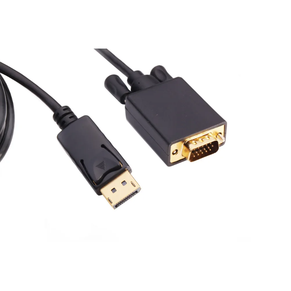 

Displayport DP Male To VGA Male Adapter Cable 1.8M
