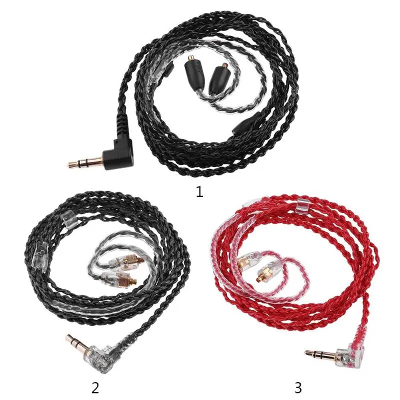 Для 4 Core MMCX кабель L изгиб 1 м/3.6ft для Shure SE535 SE846 UE900 | Электроника