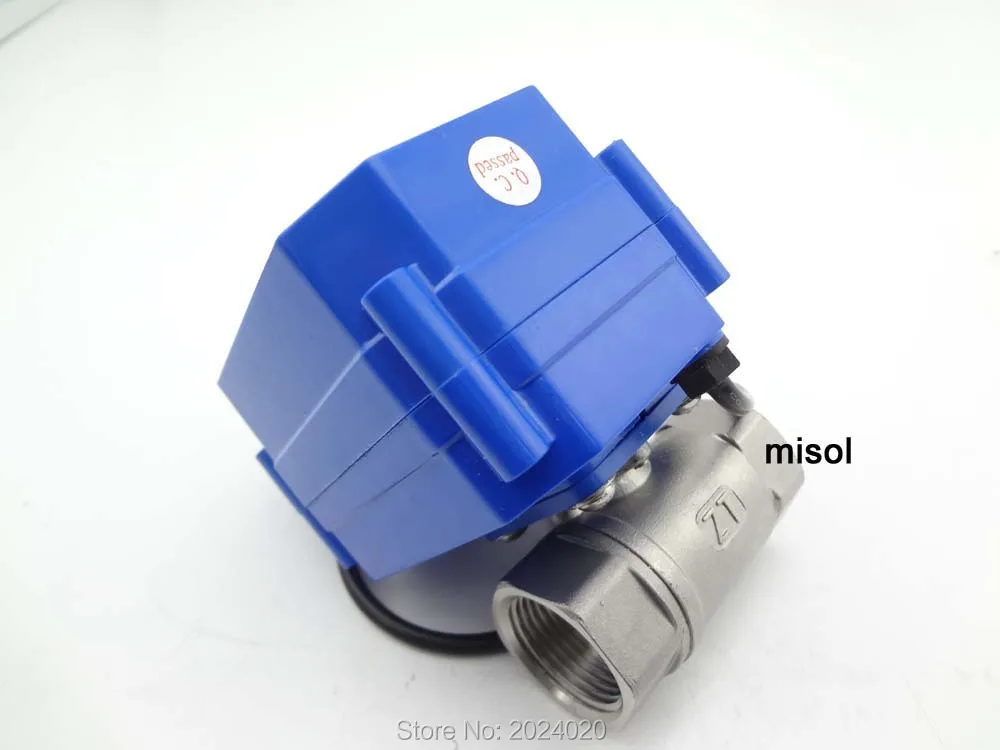 110 V DN20(NPT)(уменьшить порт) моторизованный шаровой клапан, нержавеющая сталь, 2 варианта, электрический клапан
