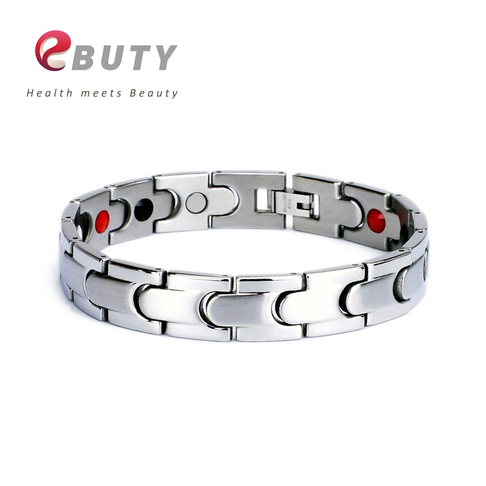 EBUTY титановый браслет для здоровья магнитный энергетический Браслет Модные