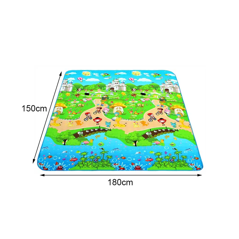 Детский коврик Toy180x150cm детский для ползания игровой пазл занятий спортом