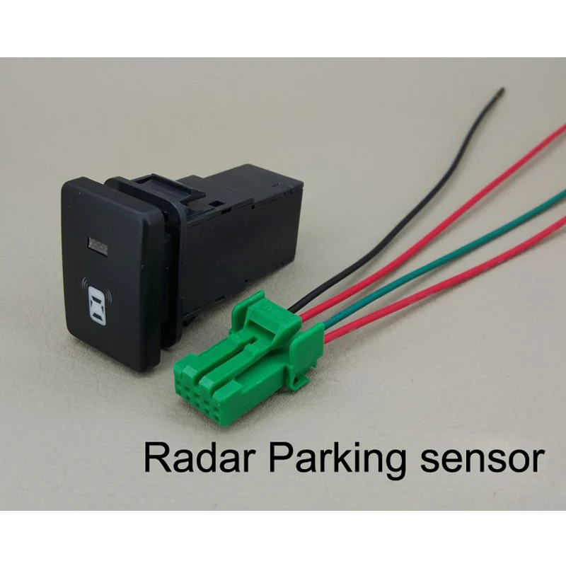 Radar Parking sensor Блок питания радар Датчик парковки громкость музыкальная камера рекордер монитор кнопка переключения провода для Mitsubishi Outlander 2013 - Цвет: Radar Parking sensor