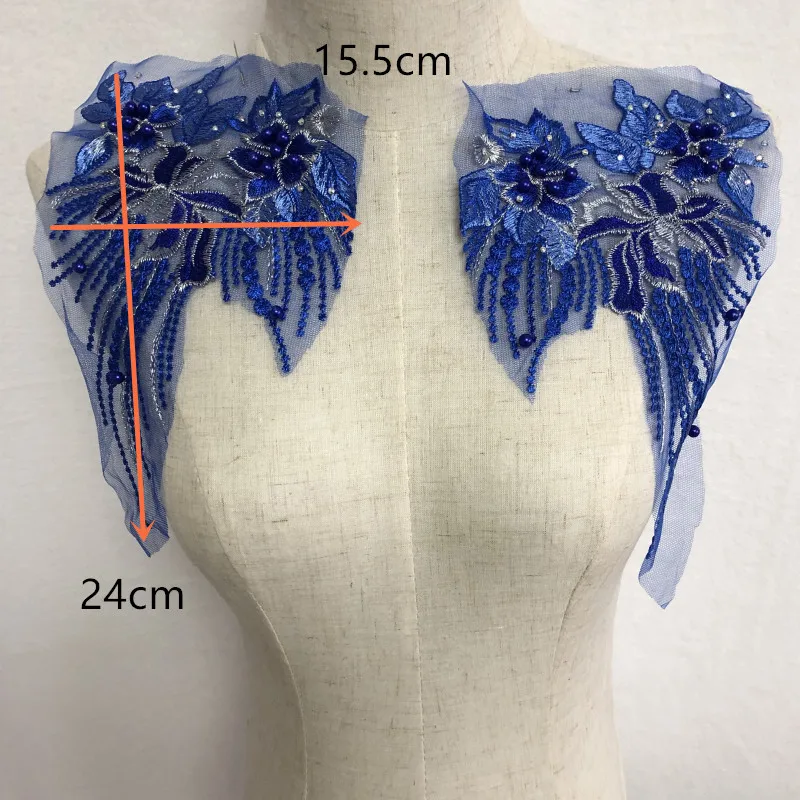 1 шт. кружевные вышитые бисером цветы для невесты|Заплатки| |