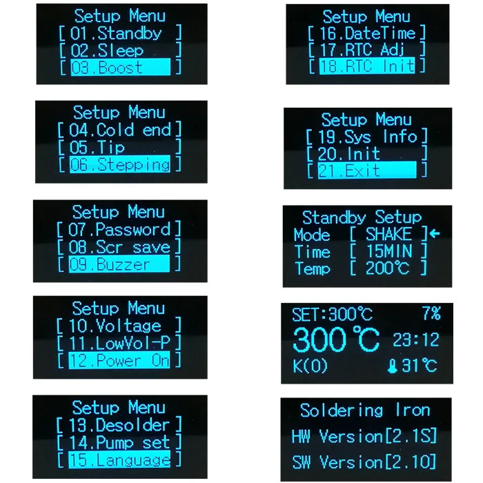 KSGER STM32 OLED V2.1S T12 паяльная станция DIY наборы цифровой контроллер температуры электронные сварочные паяльники