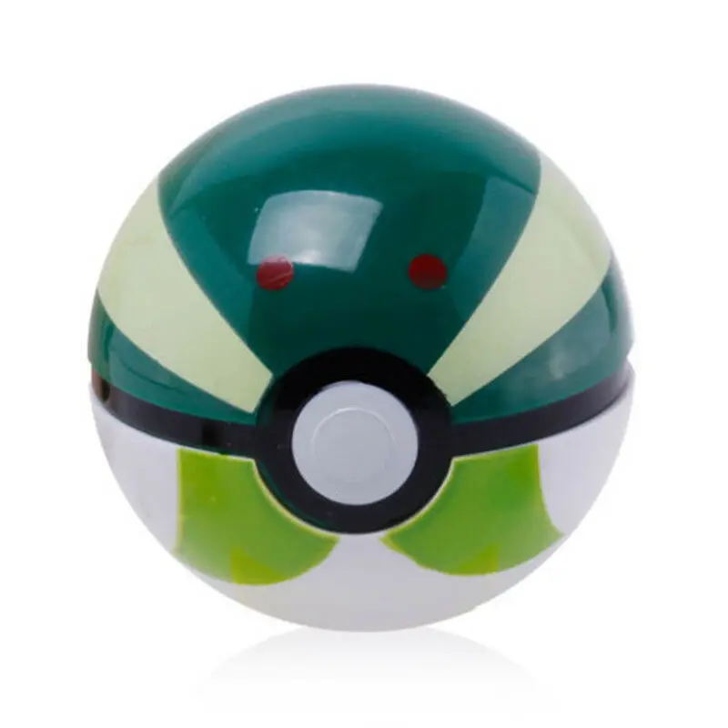 Style I Креативный 7 см Pokemon Pikachu Poke Ball Косплей Pop-up Poke Ball Детская игрушка подарок пластиковый мяч Пикачу - Цвет: Style I