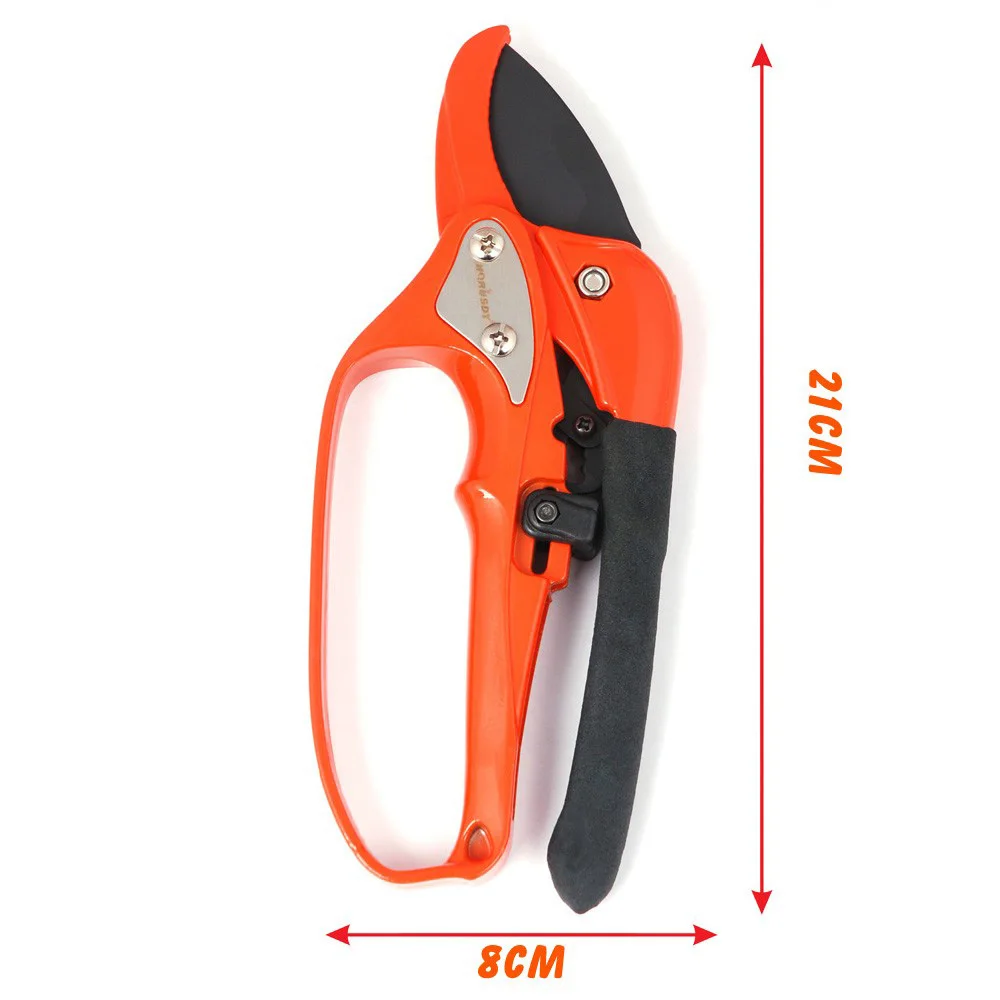 Garden Repair Tools Ratchet Pruning Shear 3-Stage Action Scissor 8 inch AD1021 | Инструменты