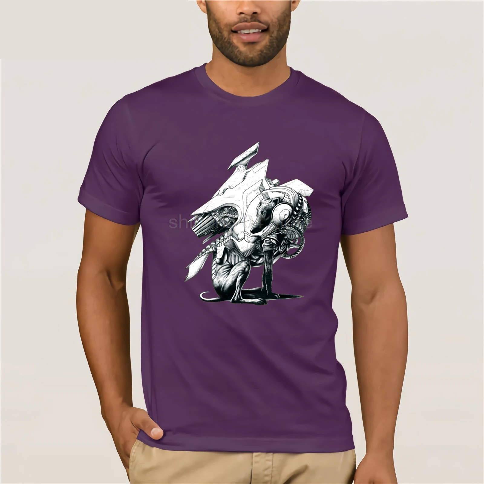 Креативный дизайн мужская футболка Jetpack собака фитнес Тройники Грейхаунд