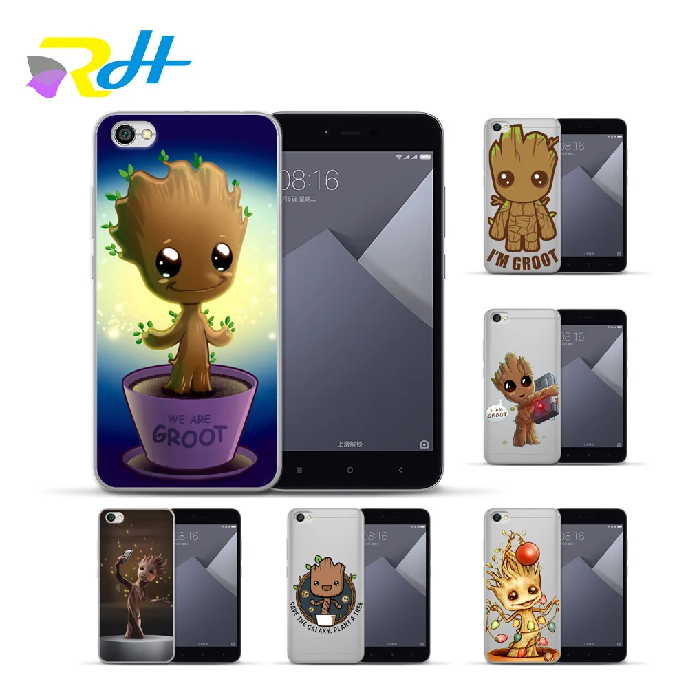 Чехол из ТПУ для Xiaomi Redmi 4A 4X Note Mi 5X 6 Plus Guardians of the Galaxy Vol. 2 детский чехол 5A Coque