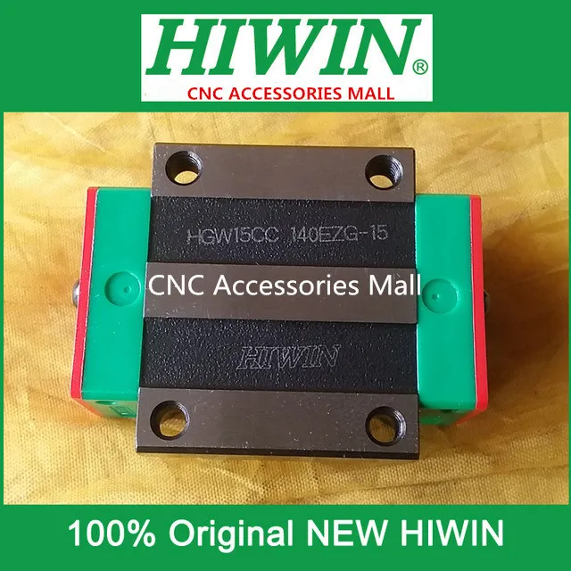 

6pcs Original HIWIN HGW15CC linear guide block match with HGR15 rails