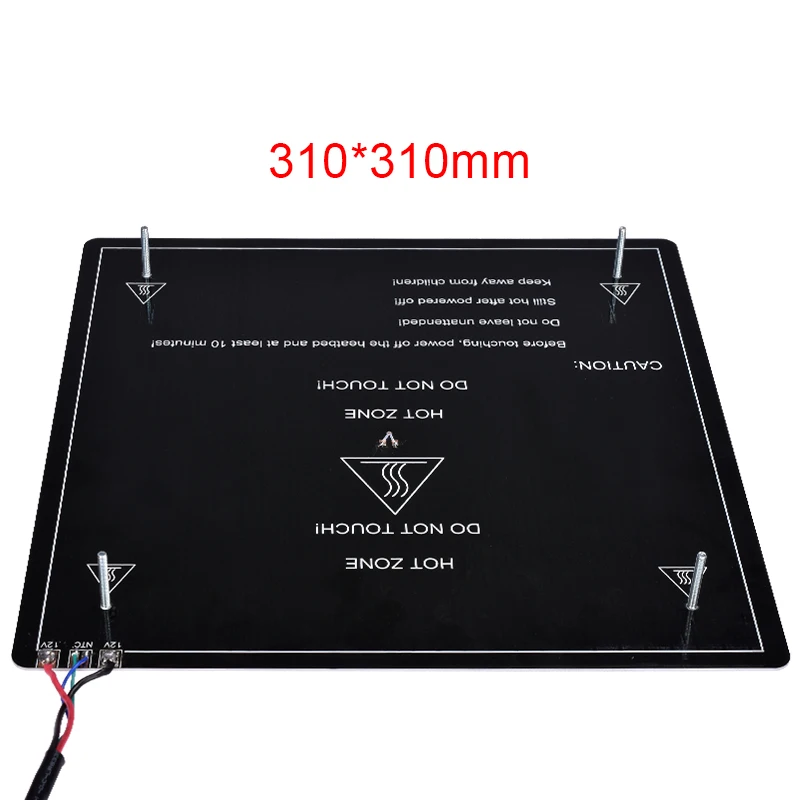 3d printer ultrabase heated bed platform build surface glass plate 310220mm 3d printer parts for ender 3 upgrade mk3 hot bed free global shipping